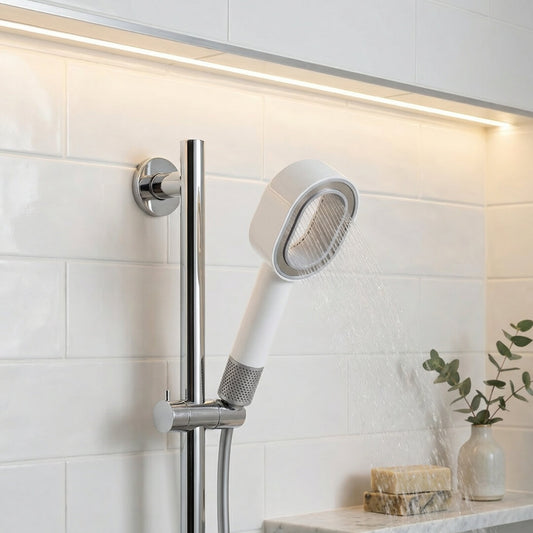 FLOW - ראש מקלחת עם מסנן למקלחת בריאה